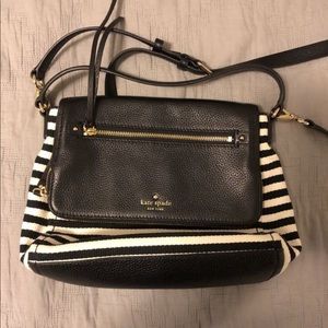 Stripped Kate Spade crossbody bag